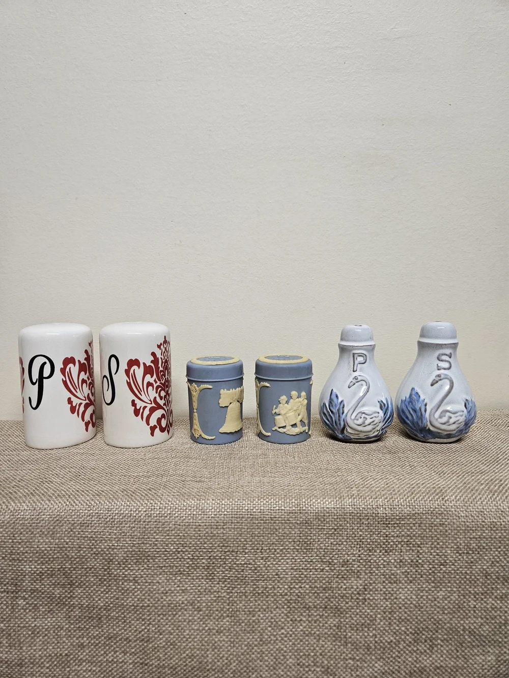 Vintage Salt & Pepper Shakers - 3 Sets